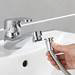 Wenko Chrome Shower Hose Kit for Washbasins - 22866100 profile small image view 5 