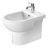 Duravit No.1 570mm Projection Floor Standing 1TH Bidet - 22961000002 profile small image view 1 