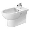 Duravit No.1 650mm Projection Floor Standing 1TH Bidet - 22971000002 profile small image view 1 