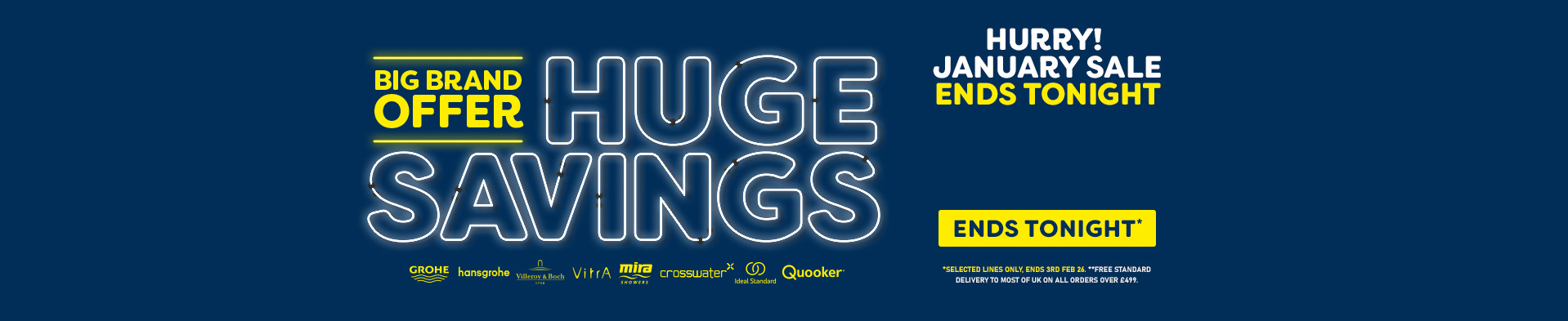 Big Brand Offer Sale - Free Del