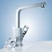 Grohe Eurocube High Spout Basin Mixer with Pop-up Waste - 23135000 profile small image view 5 