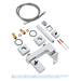 Grohe Eurocube Wall Mounted Bath Shower Mixer and Kit - 23141000 profile small image view 3 
