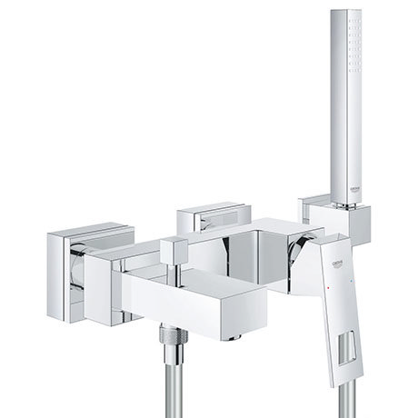 Grohe Eurocube Wall Mounted Bath Shower Mixer and Kit - 23141000