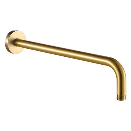 JTP Vos Brushed Brass Wall Mounted Shower Arm