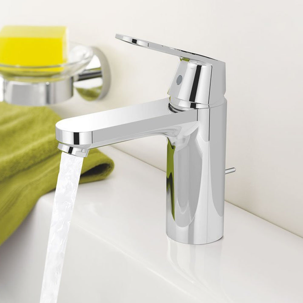 Grohe Eurosmart Cosmopolitan M-Size Mono Basin Mixer with Pop-up Waste ...