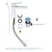 Grohe Eurocube Mono Basin Mixer with Pop-up Waste - 23445000 profile small image view 4 