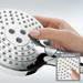 hansgrohe Raindance Select S 120 PowderRain 3-Spray Hand Shower - 26014000 profile small image view 3 