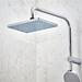 hansgrohe Vernis Shape EcoSmart Showerpipe 230 Thermostatic Bath Shower Mixer - 26098000 profile small image view 3 