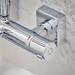 hansgrohe Vernis Shape EcoSmart Showerpipe 230 Thermostatic Bath Shower Mixer - 26098000 profile small image view 6 