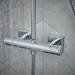 hansgrohe Vernis Shape Showerpipe 230 Thermostatic Shower Mixer - Chrome - 26286000 profile small image view 5 