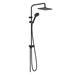 hansgrohe Vernis Shape EcoSmart Shower Kit with Diverter - Matt Black - 26289670 profile small image view 4 