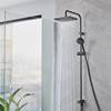 hansgrohe Vernis Shape EcoSmart Shower Kit with Diverter - Matt Black - 26289670 profile small image view 1 