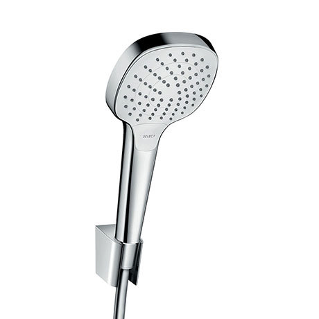 hansgrohe Croma Select E Vario 3 Spray Handshower with Holder & 1600mm Hose - 26413400