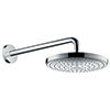 hansgrohe Raindance Select S 240 2-Spray Shower Head with Wall Mounted Arm - Chrome - 26466000 profile small image view 1 