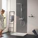 Grohe Euphoria SmartControl 310 Cube DUO Shower System - Chrome - 26508000 profile small image view 4 