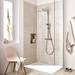 Grohe Vitalio Start 250 Cube Thermostatic Shower System - 26696000 profile small image view 4 