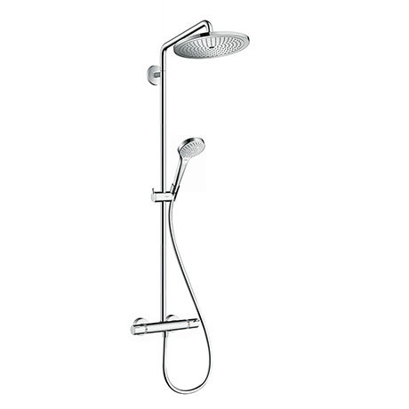 hansgrohe Croma Select S Showerpipe 280 Thermostatic Shower Mixer - 26790000