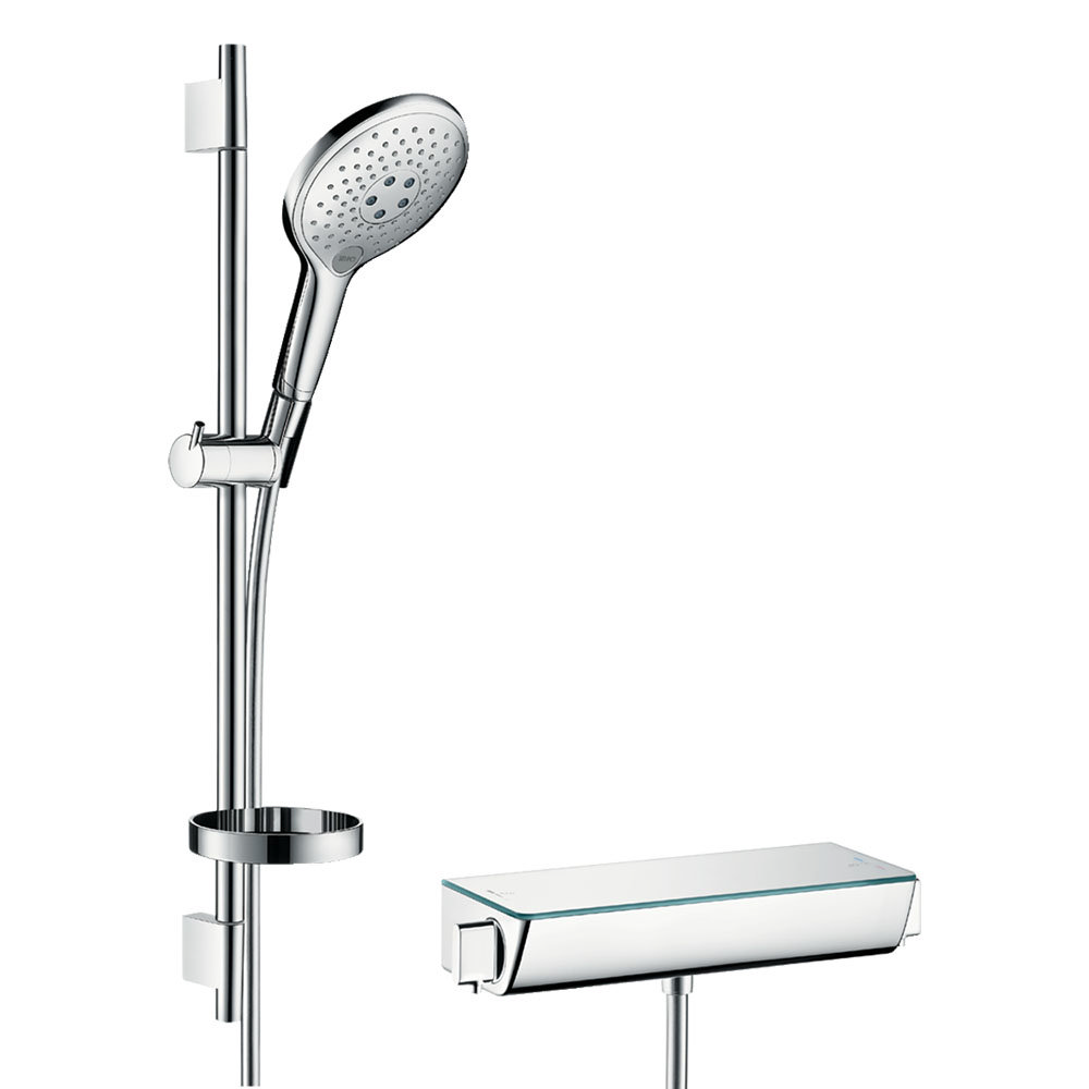 hansgrohe Raindance Select S 150 with Ecostat Select Thermostatic Shower Mixer - Chrome - 27036000