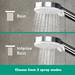 hansgrohe Crometta S Showerpipe 240 Thermostatic Shower Mixer - 27267000 profile small image view 4 