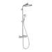 hansgrohe Crometta S Showerpipe 240 Thermostatic Shower Mixer - 27267000 profile small image view 7 
