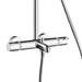hansgrohe Croma Select S Showerpipe 180 Thermostatic Bath Shower Mixer - 27351400 profile small image view 2 