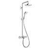 hansgrohe Croma Select S Showerpipe 180 Thermostatic Bath Shower Mixer - 27351400 profile small image view 1 