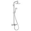 hansgrohe Croma Select E Showerpipe 180 Thermostatic Bath Shower Mixer - 27352400 profile small image view 1 