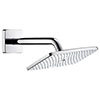 hansgrohe Raindance E 240 1-Spray Shower Head with Wall Mounted Arm - 27370000 profile small image view 1 