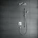 hansgrohe Raindance Select S 300 2-Spray Shower Head with Wall Mounted Arm - 27378000 profile small image view 3 