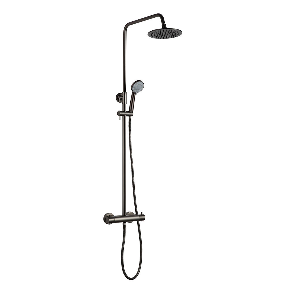 JTP Vos Brushed Black Thermostatic Shower 2752819BBL