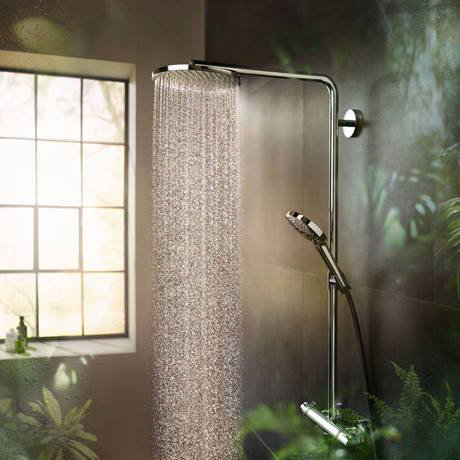 hansgrohe Raindance Select S Showerpipe 240 Thermostatic Shower Mixer ...