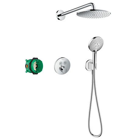 hansgrohe Raindance S Complete Shower Set with Wall Mounted Shower Handset - 27951000
