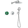 hansgrohe Raindance S Complete Shower Set with Wall Mounted Shower Handset - 27951000 profile small image view 1 