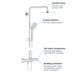 Grohe Euphoria XXL 210 Thermostatic Shower System - 27964000 profile small image view 3 