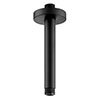 JTP Vos Matt Black Ceiling Mounted Shower Arm profile small image view 1 