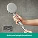 hansgrohe Croma Vario 4 Spray Hand Shower 100 - 28535000 profile small image view 3 
