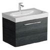 Tissino Angelo 700mm Wall Hung Washbasin Unit - Barossa Oak profile small image view 1 
