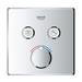 Grohe SmartControl Square 2 Outlet Concealed Mixer Trim - 29148000 profile small image view 3 
