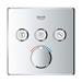 Grohe SmartControl Square 3 Outlet Concealed Mixer Trim - 29149000 profile small image view 2 