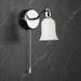 Searchlight Belvue Chrome Wall Light with White Glass Shade - 2931-1CC-LED profile small image view 3 