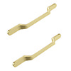 2 x Period Bathroom Co. Brushed Brass Additional Handles profile small image view 1 