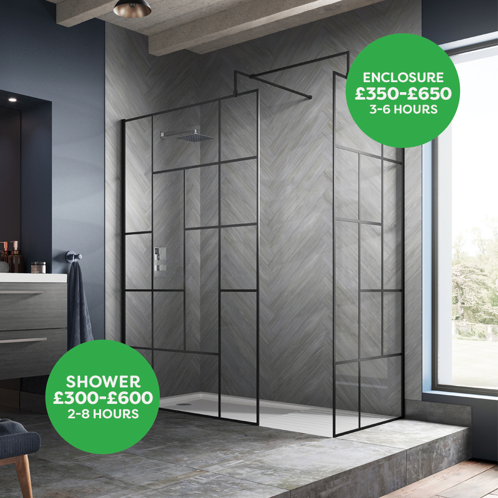 Showers & Enclosures - Bathroom Refurbishment Cost 2023