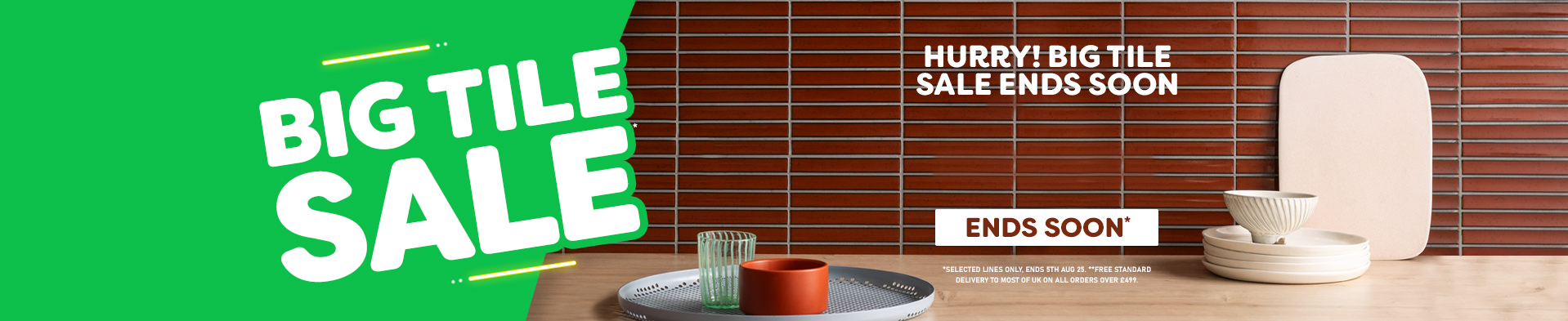 Big Tile Sale - Free Del