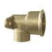 15mm x 1/2" Wallplate Elbow - End Feed profile small image view 2 
