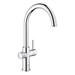 Grohe RED Duo Instant Boiling Water Kitchen Tap and M Size Boiler - Chrome - 30058001 profile small image view 3 