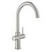 Grohe Red 2.0 Duo Instant Boiling Water Kitchen Tap and M Size Boiler - SuperSteel - 30058DC1 profile small image view 4 