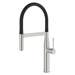 Grohe Essence Professional Kitchen Sink Mixer - SuperSteel - 30294DC0 profile small image view 2 