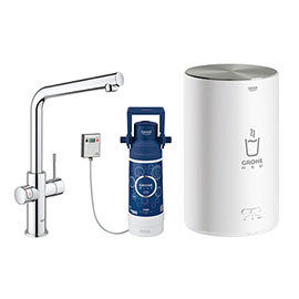 Grohe RED Duo Instant Boiling Water Kitchen Tap and M Size Boiler - Chrome - 30341001