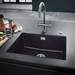 Grohe Atrio Two Handle Kitchen Sink Mixer - Chrome - 30362000 profile small image view 3 