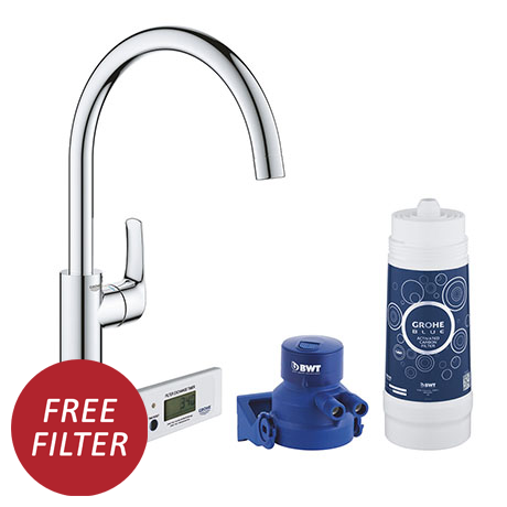 Grohe Blue Pure Duo Filtered Eurosmart Tap + FREE Filter